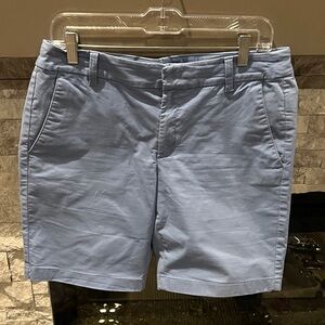 J Crew Womens Light Blue Bermuda Shorts size 8